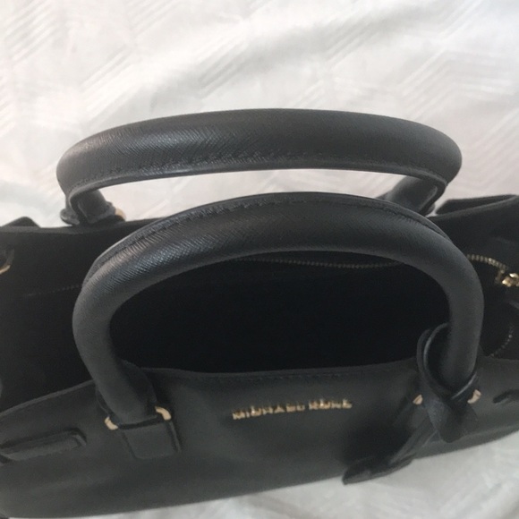 Michael Kors Dillon Saffiano Leather Satchel - Black - Picture 11 of 16